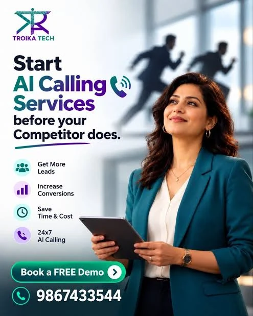 Start AI calling services before your competitor does: Troika Tech AI calling for more leads, higher conversions and 24x7 calling